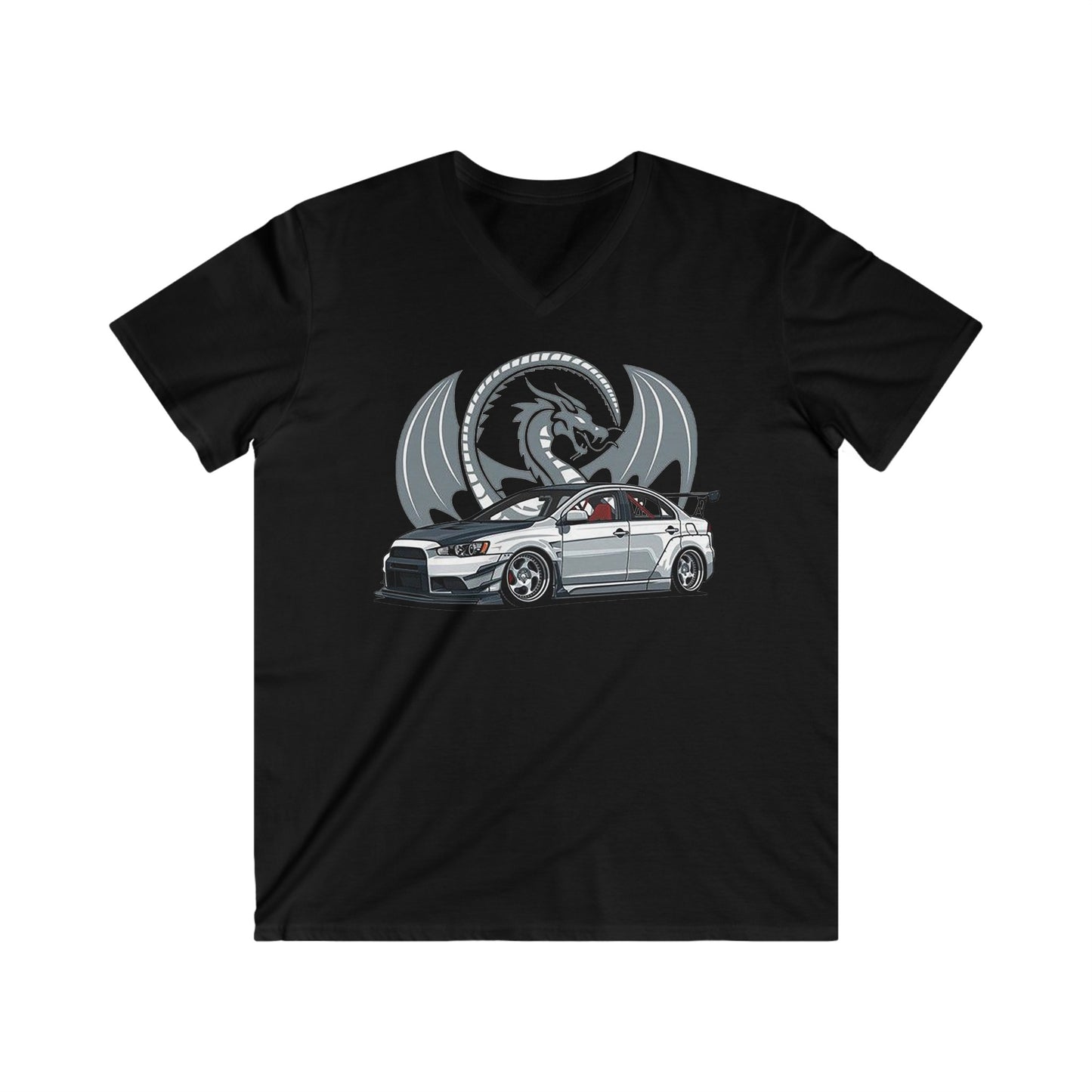 Lancer Fitted V-Neck Short Sleeve Tee