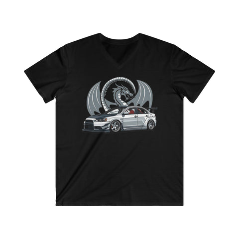 Lancer Fitted V-Neck Short Sleeve Tee
