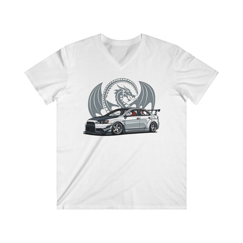 Lancer Fitted V-Neck Short Sleeve Tee