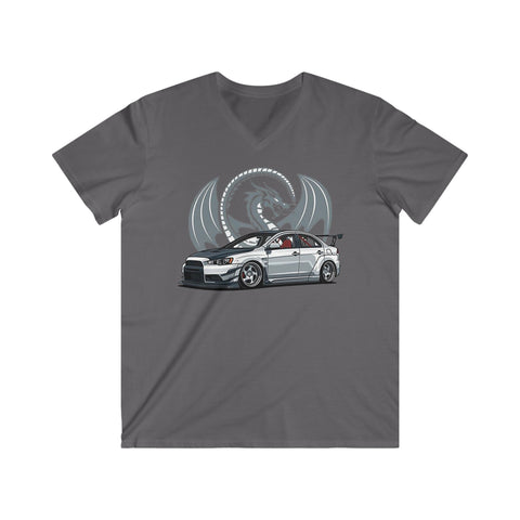 Lancer Fitted V-Neck Short Sleeve Tee