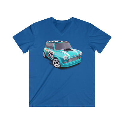 Mini  Fitted V-Neck Short Sleeve Tee