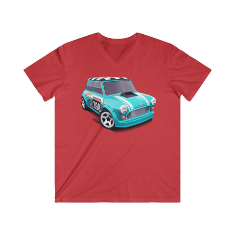 Mini  Fitted V-Neck Short Sleeve Tee