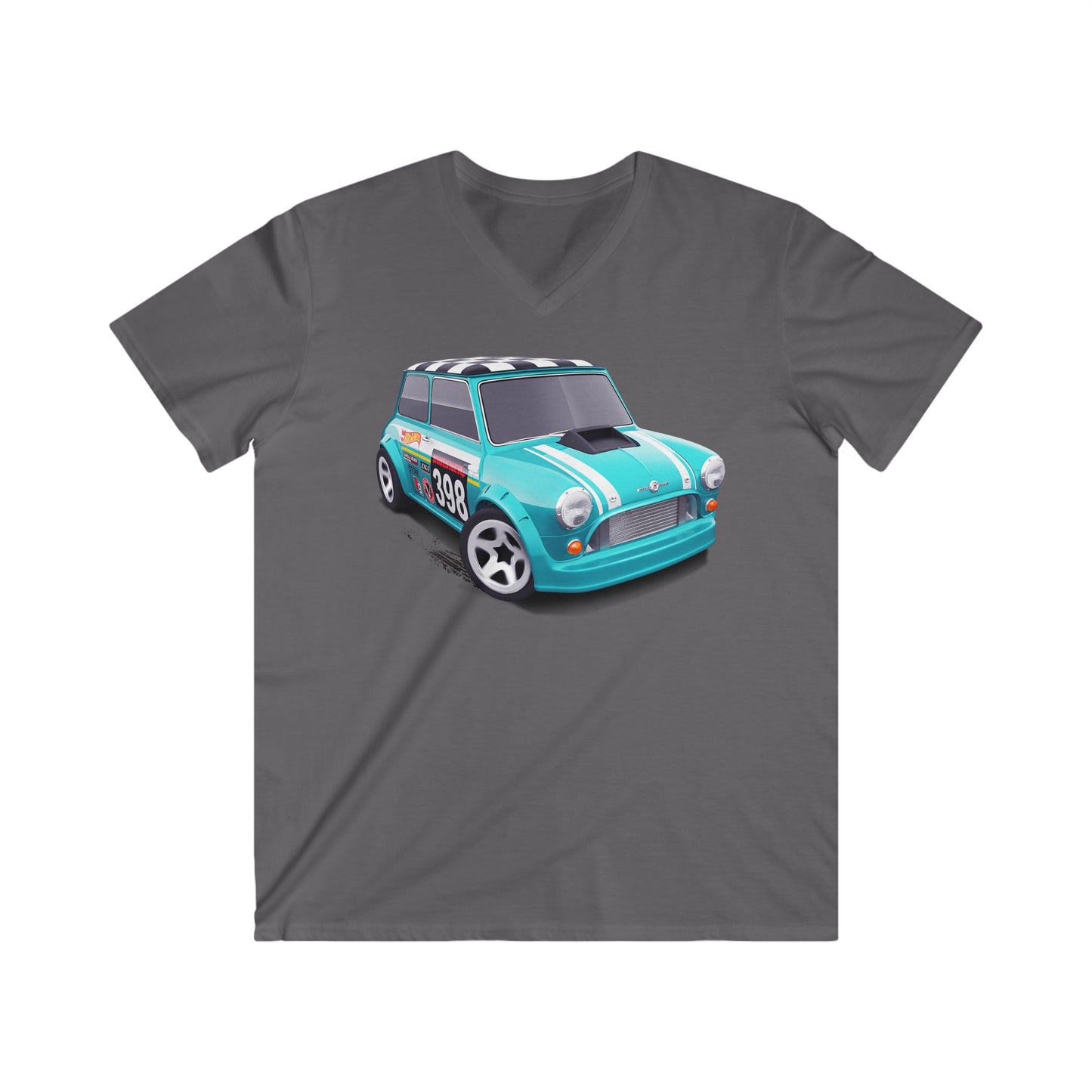Mini  Fitted V-Neck Short Sleeve Tee