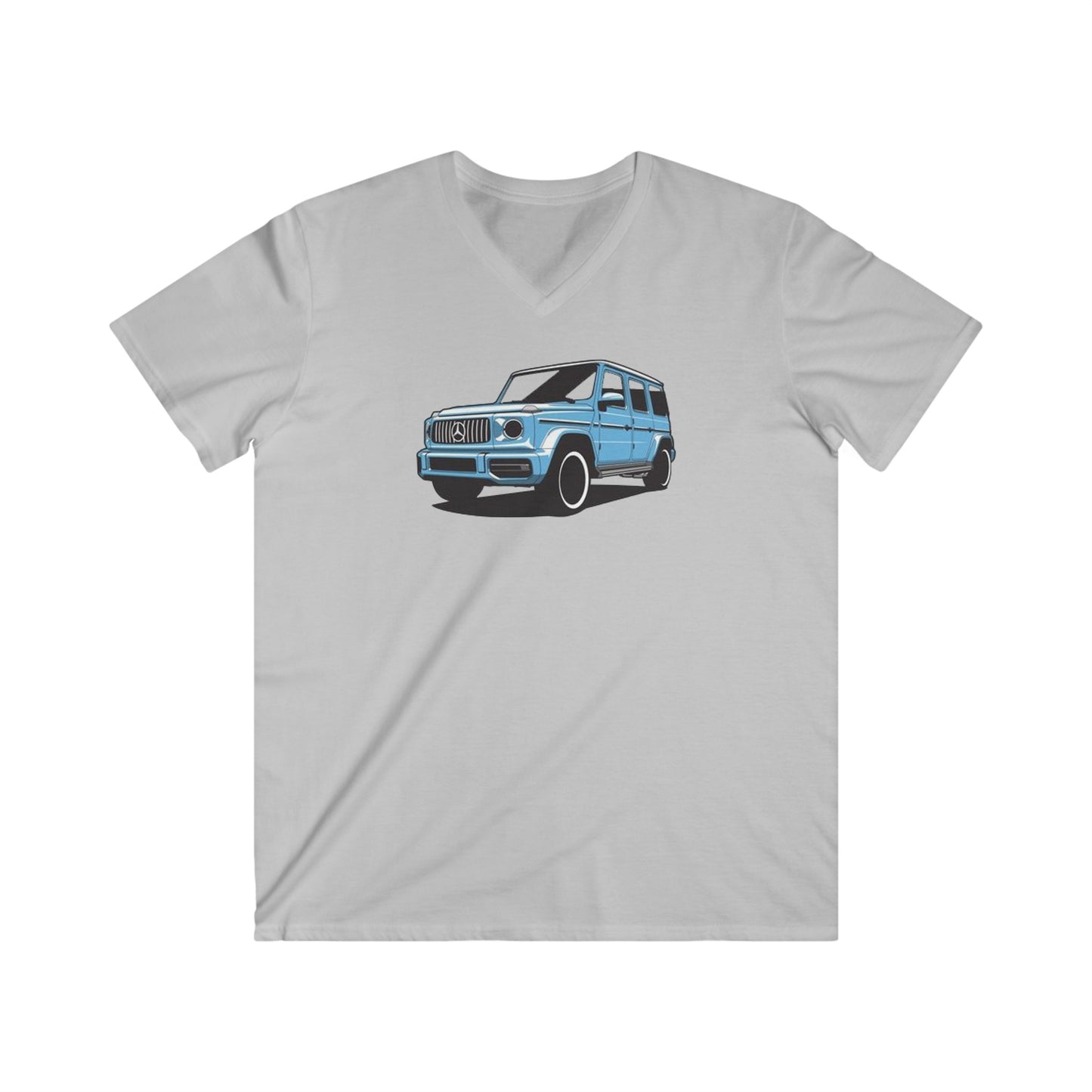 Mercedes Fitted V-Neck Short Sleeve Tee