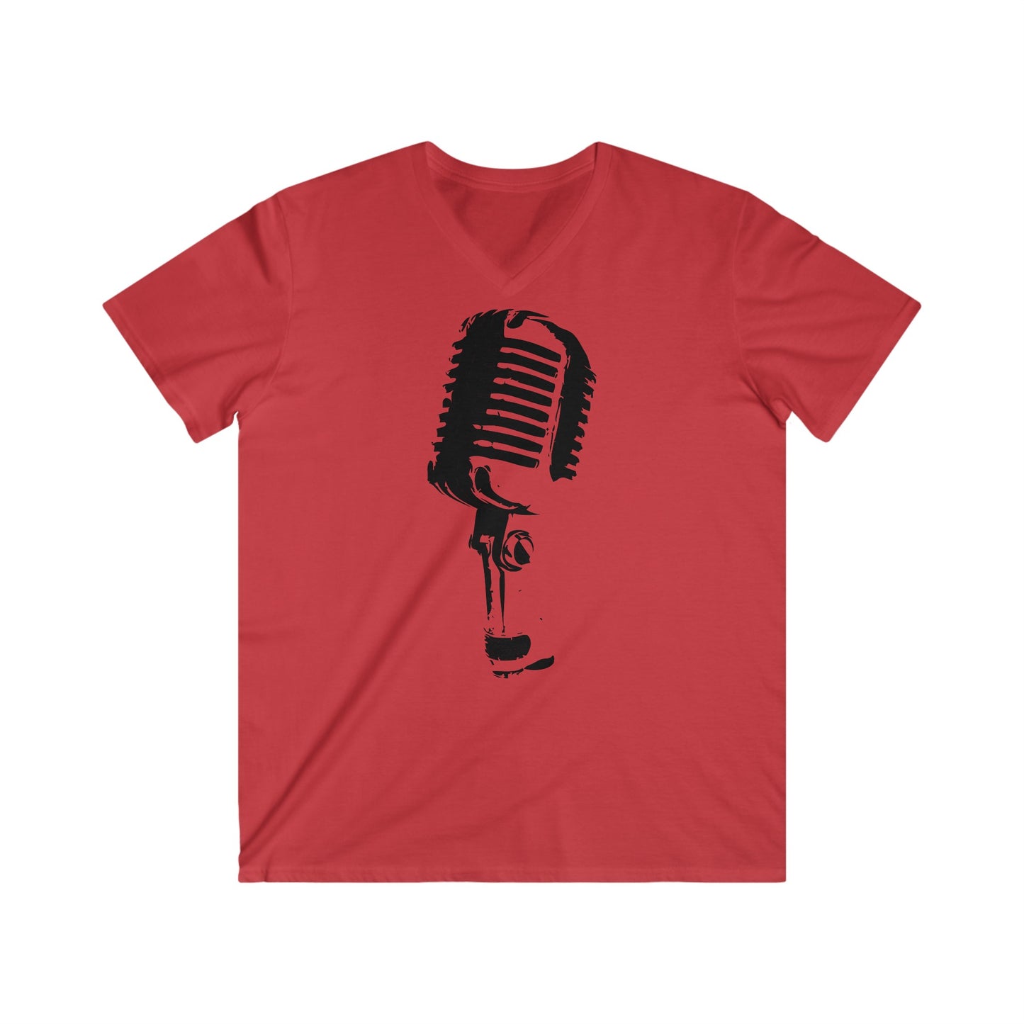 Custom Fitted V-Neck Short Sleeve Tee