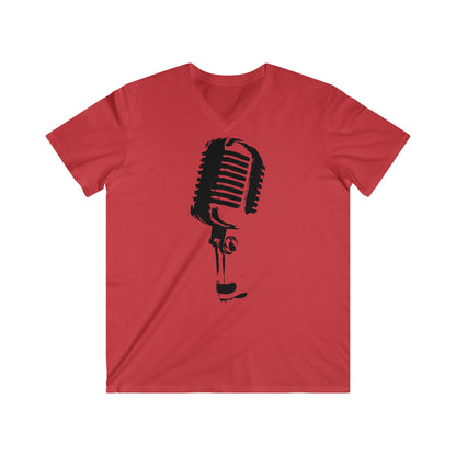 Custom Fitted V-Neck Short Sleeve Tee