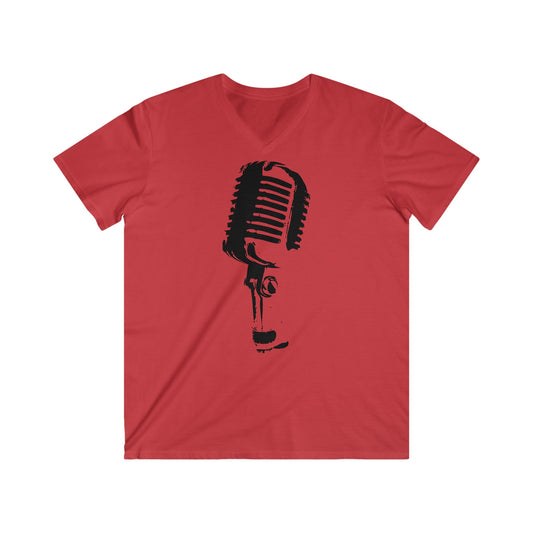 Custom Fitted V-Neck Short Sleeve Tee