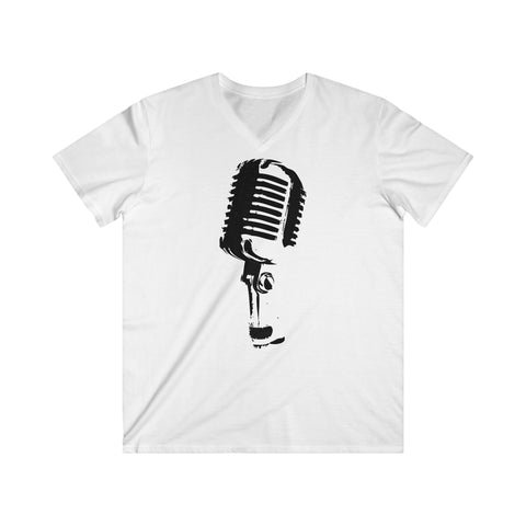 Custom Fitted V-Neck Short Sleeve Tee