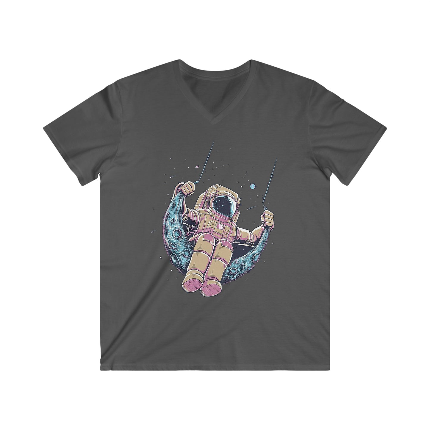 Custom Fitted V-Neck Short Sleeve Tee