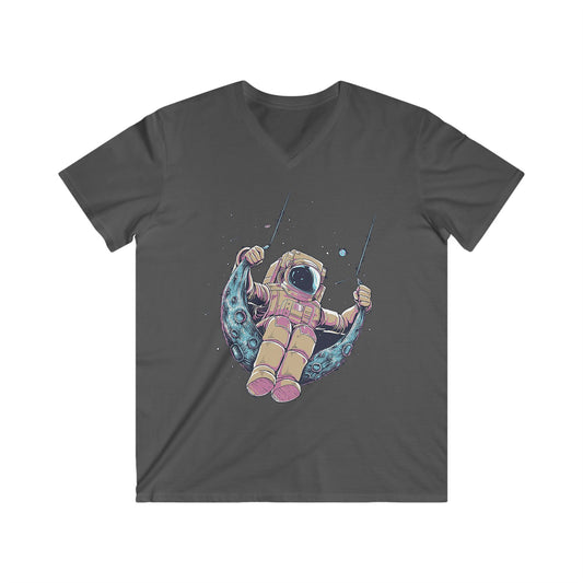 Custom Fitted V-Neck Short Sleeve Tee