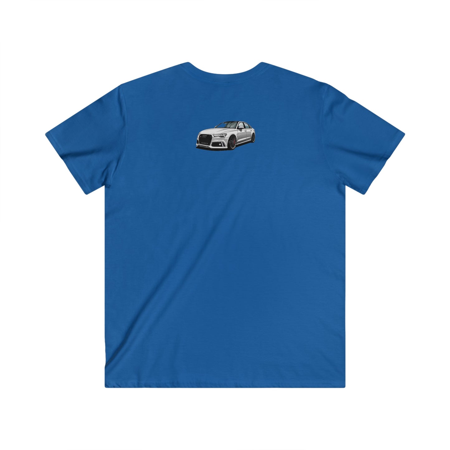 Audi Fitted V-Neck Short Sleeve Tee