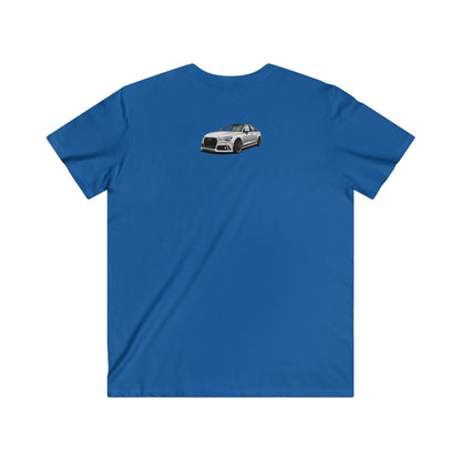 Audi Fitted V-Neck Short Sleeve Tee