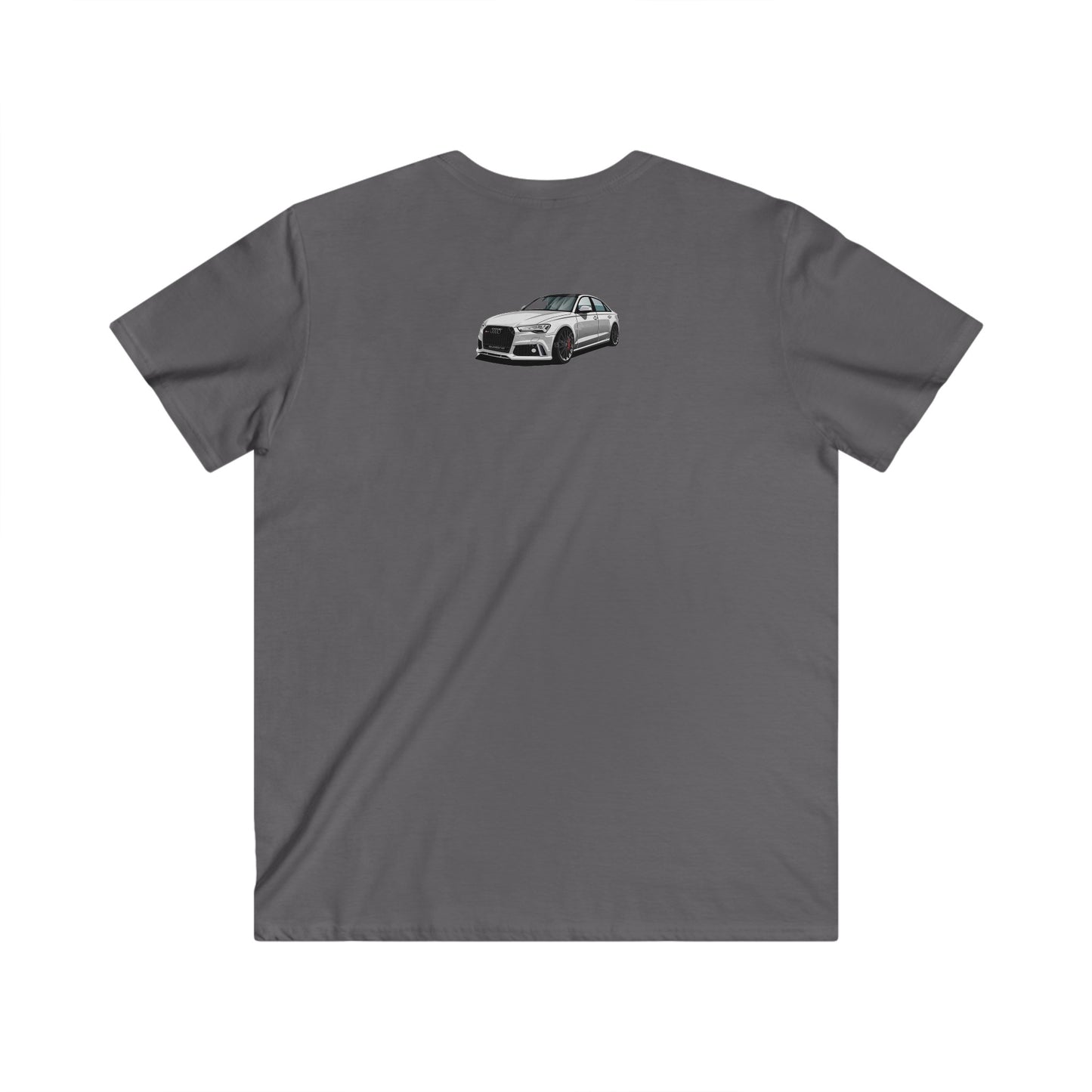 Audi Fitted V-Neck Short Sleeve Tee