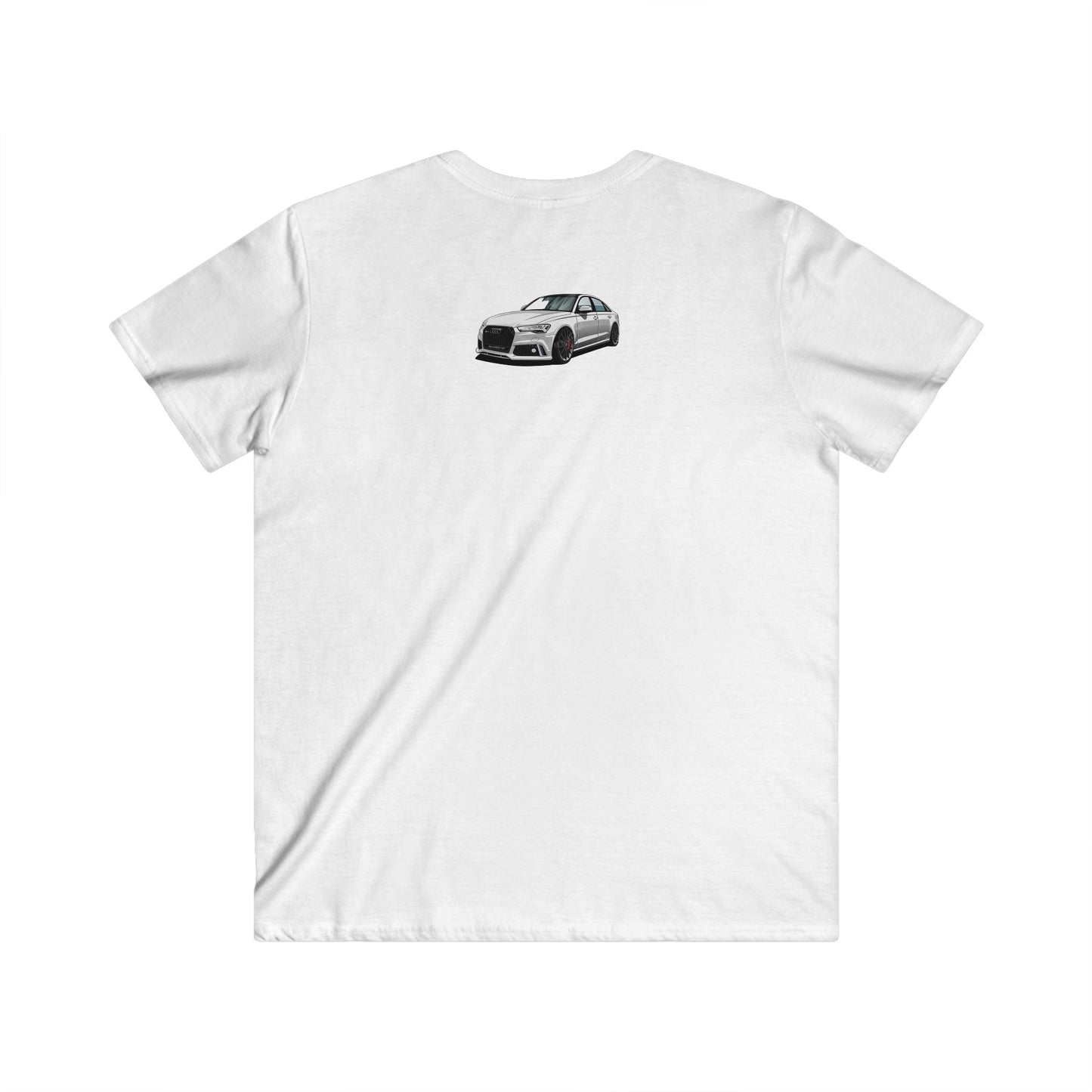 Audi Fitted V-Neck Short Sleeve Tee