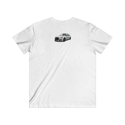 Audi Fitted V-Neck Short Sleeve Tee