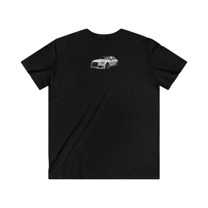 Audi Fitted V-Neck Short Sleeve Tee