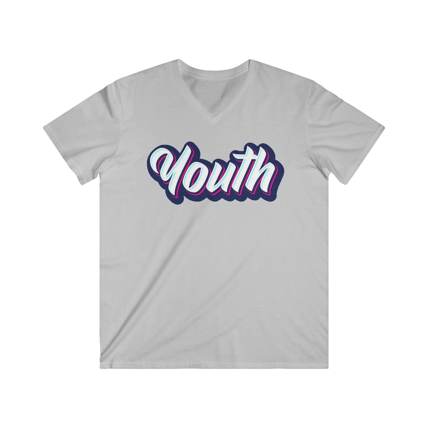 Custom Fitted V-Neck Short Sleeve Tee