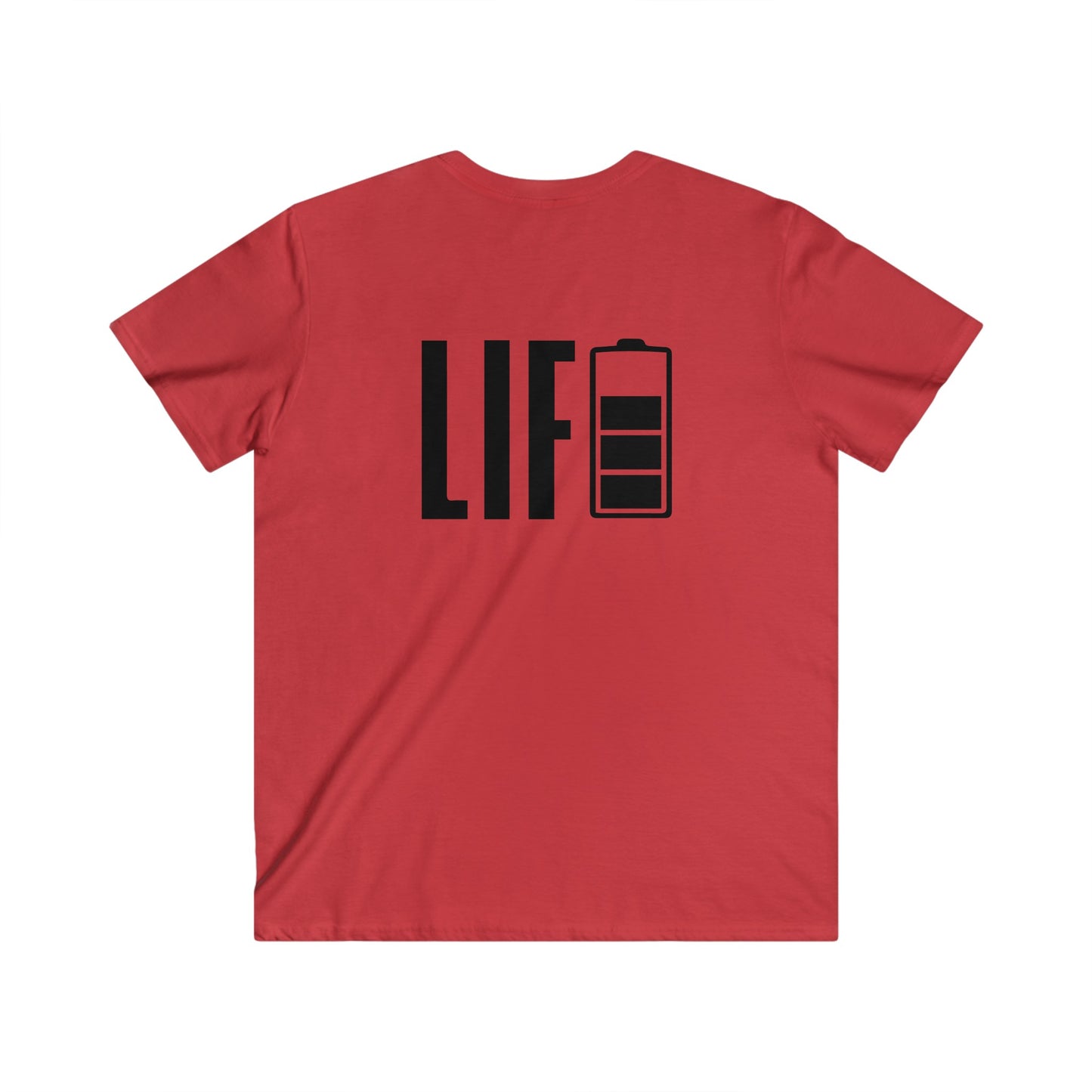 Custom Fitted V-Neck Short Sleeve Tee