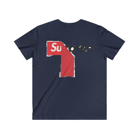 Custom Fitted V-Neck Short Sleeve Tee