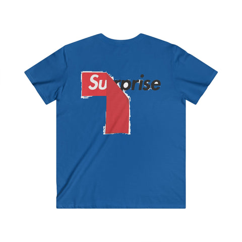 Custom Fitted V-Neck Short Sleeve Tee