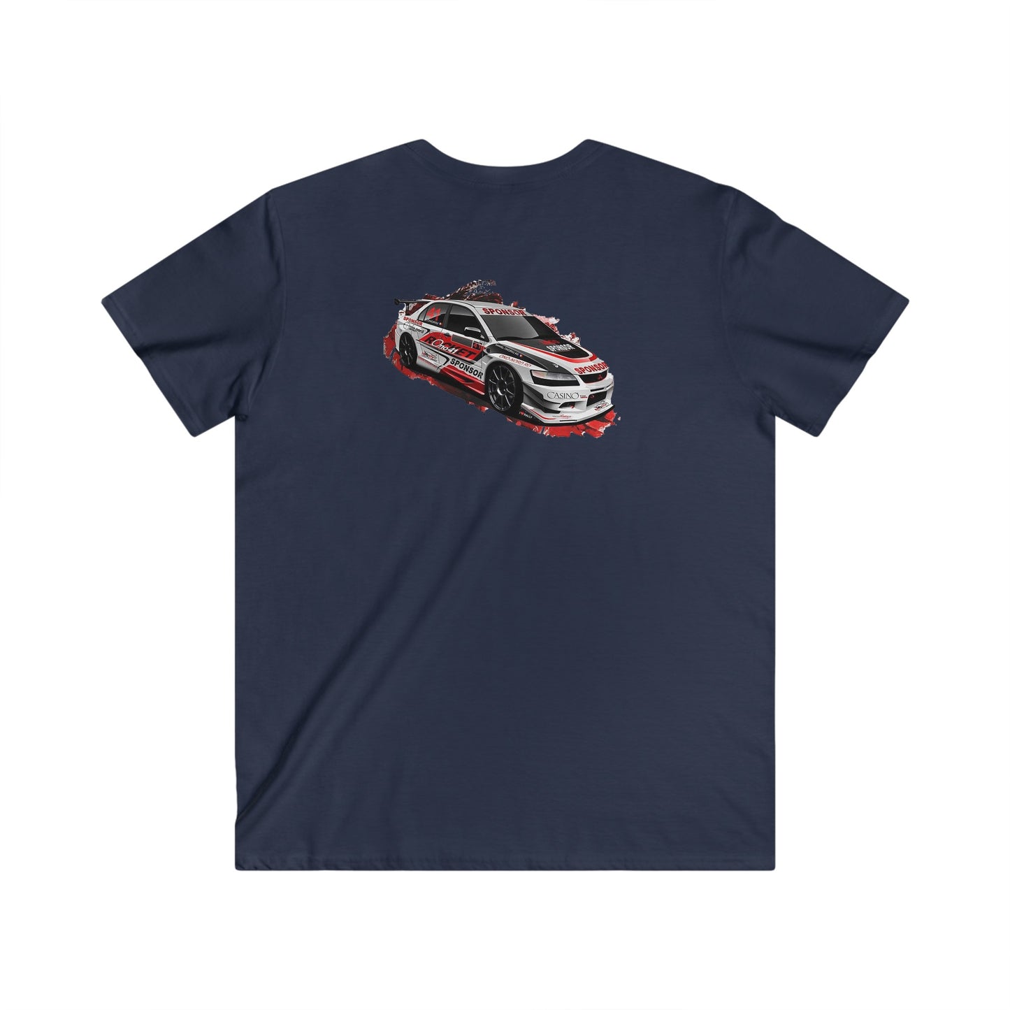 Lancer Fitted V-Neck Short Sleeve Tee