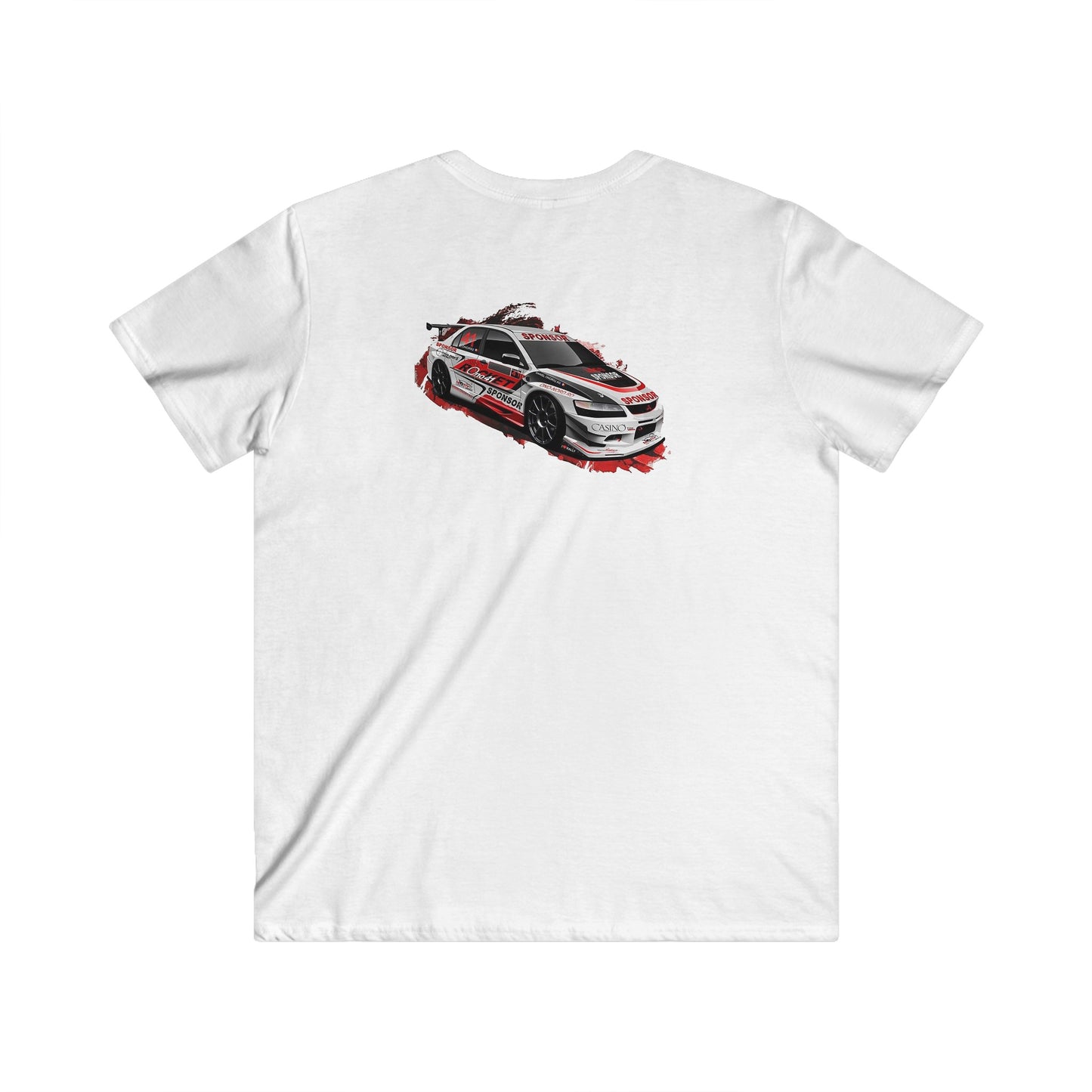 Lancer Fitted V-Neck Short Sleeve Tee