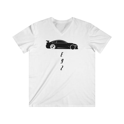 Men's Fitted V-Neck Short Sleeve Tee