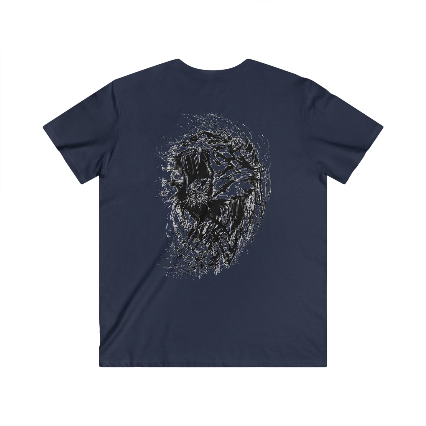 Custom Fitted V-Neck Short Sleeve Tee