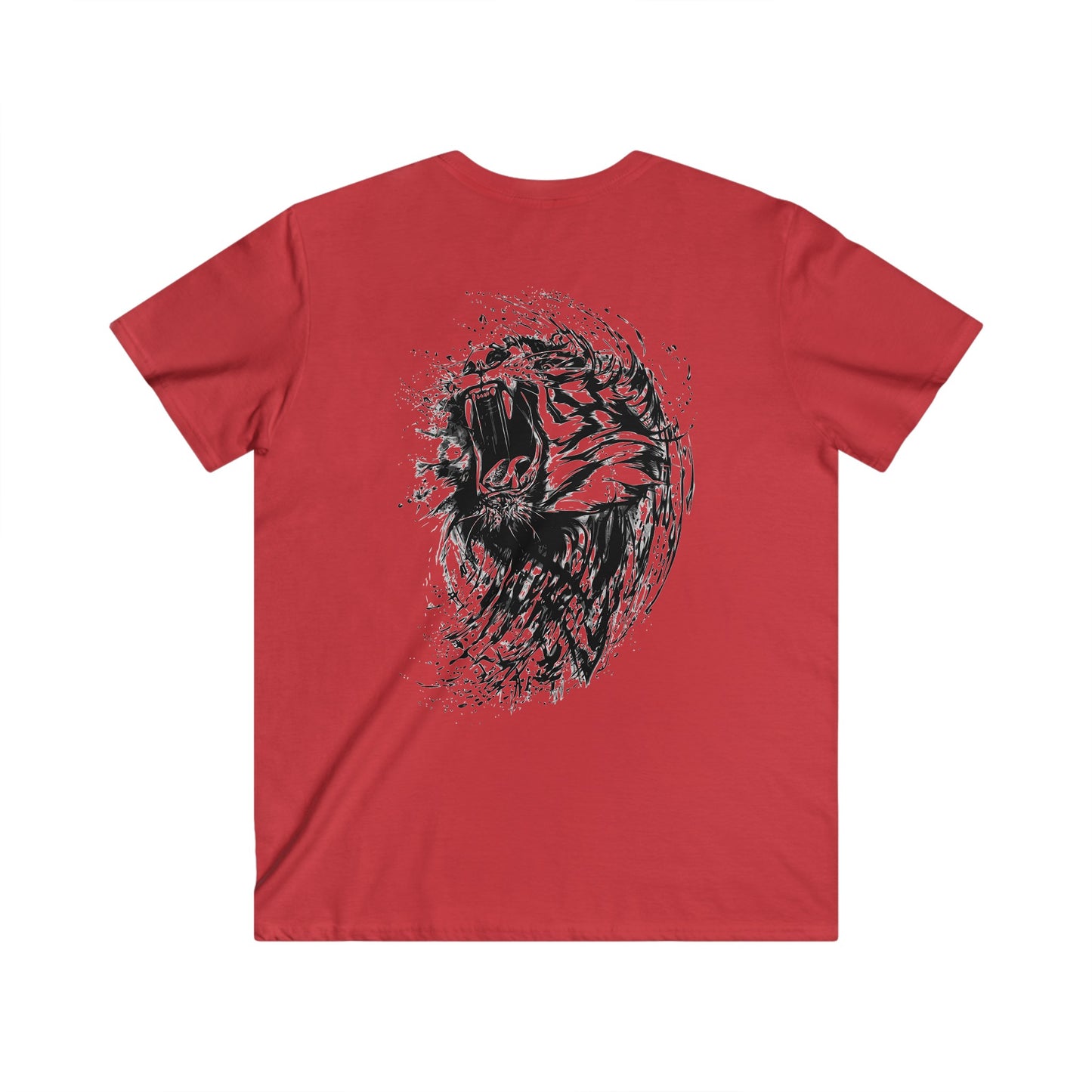 Custom Fitted V-Neck Short Sleeve Tee