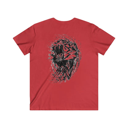 Custom Fitted V-Neck Short Sleeve Tee