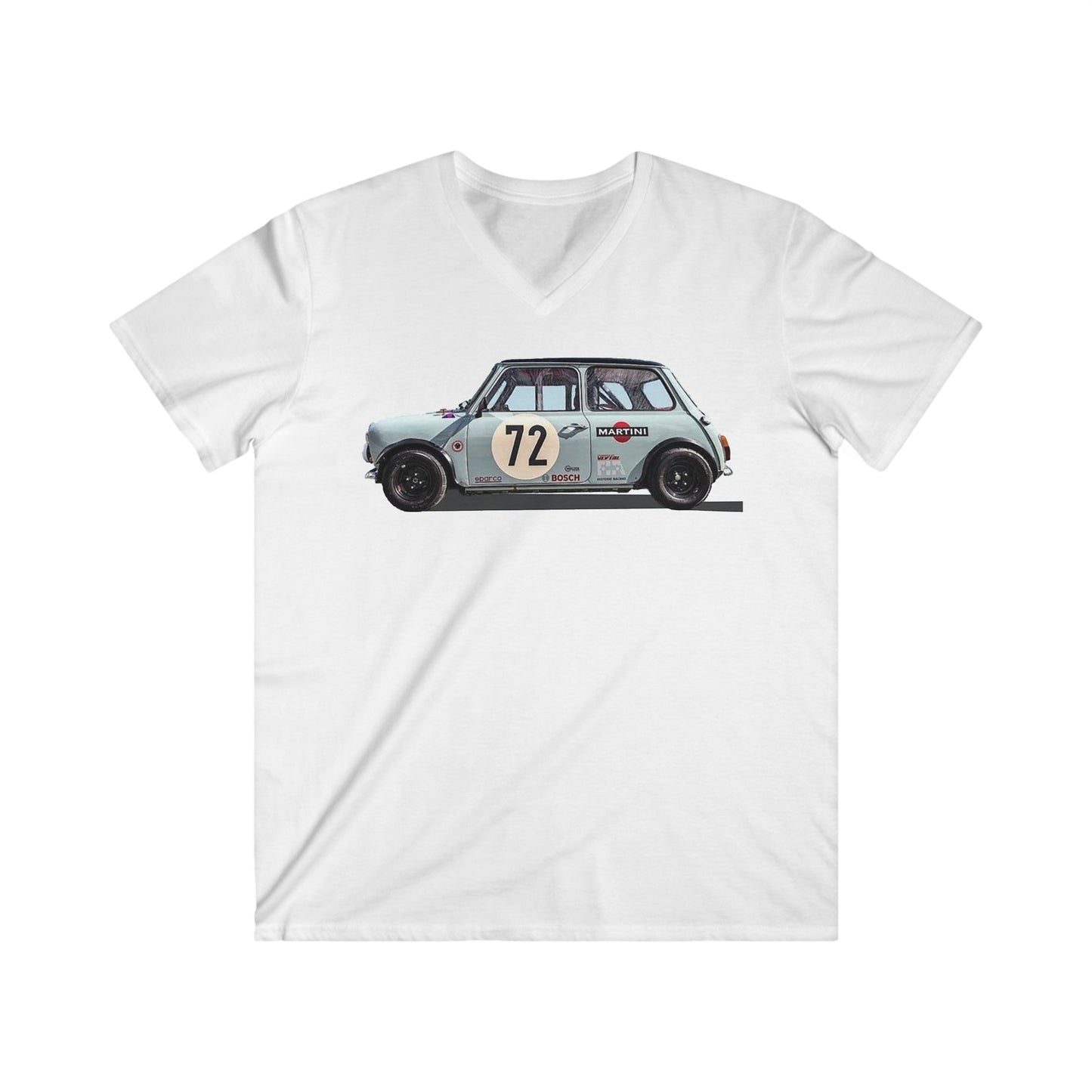 Mini Fitted V-Neck Short Sleeve Tee