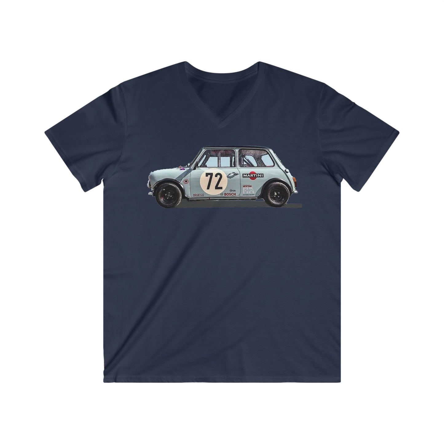 Mini Fitted V-Neck Short Sleeve Tee