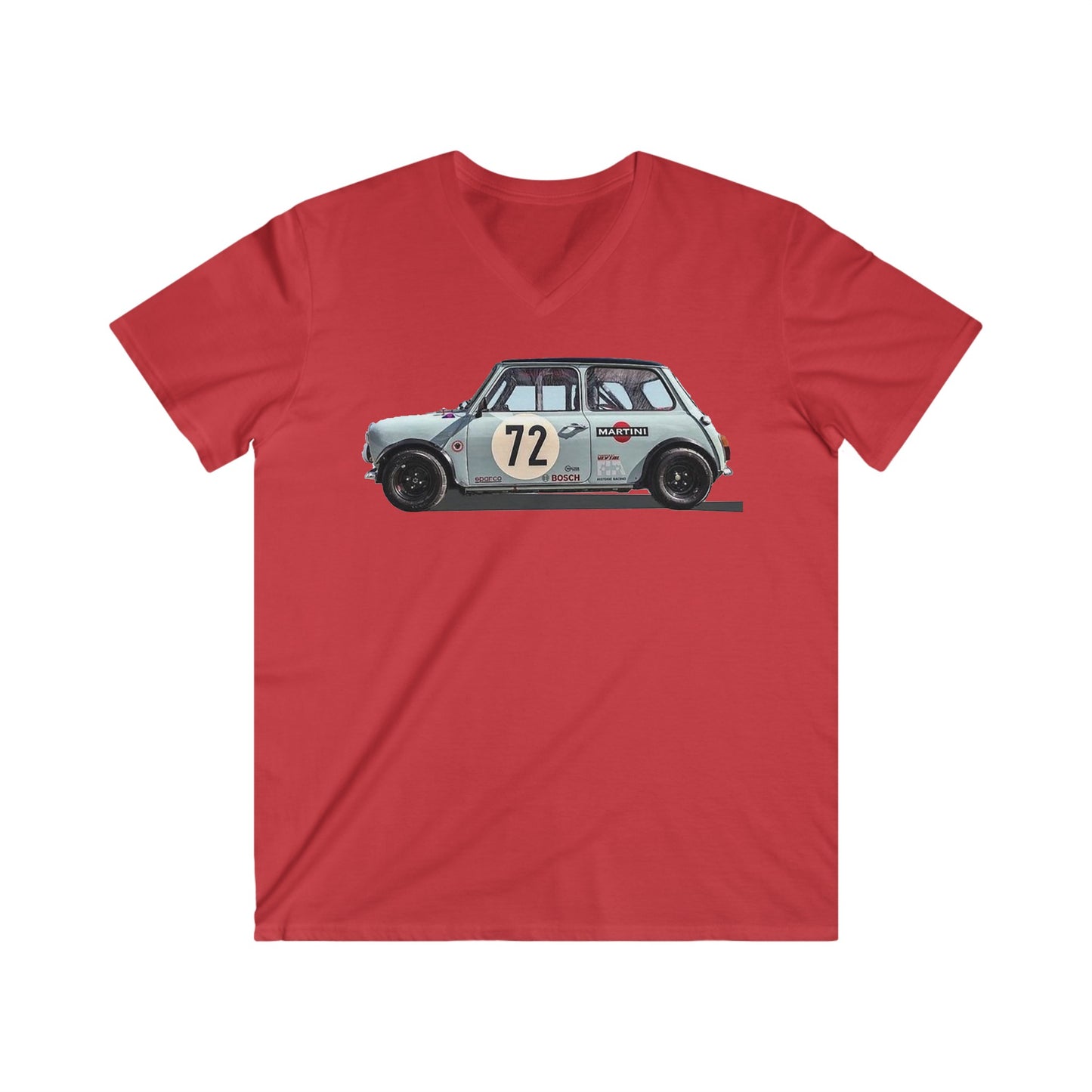 Mini Fitted V-Neck Short Sleeve Tee