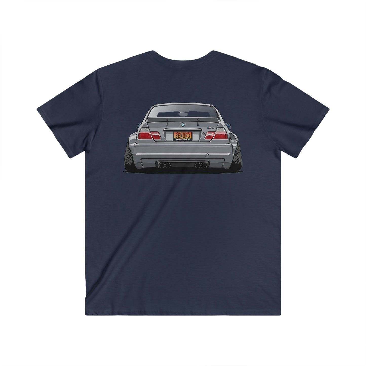 BMW Fitted V-Neck Short Sleeve Tee