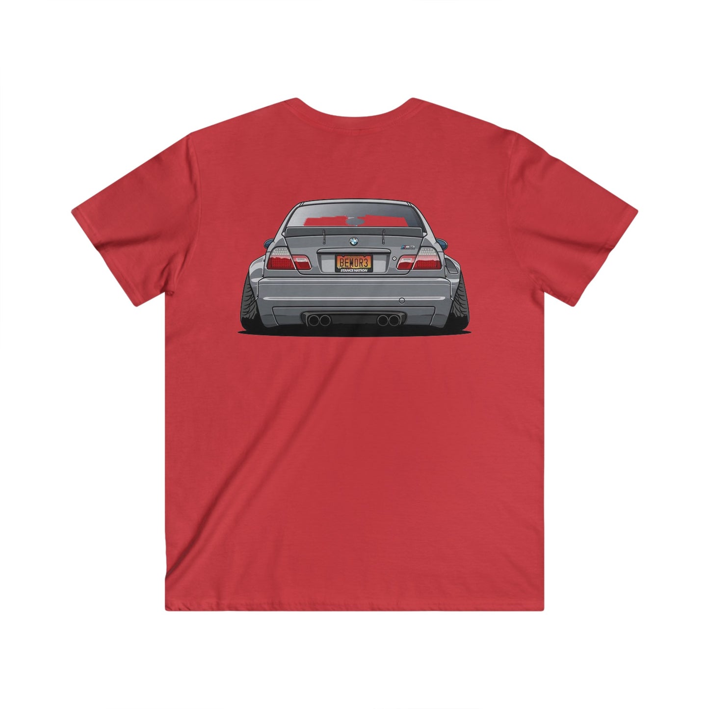 BMW Fitted V-Neck Short Sleeve Tee