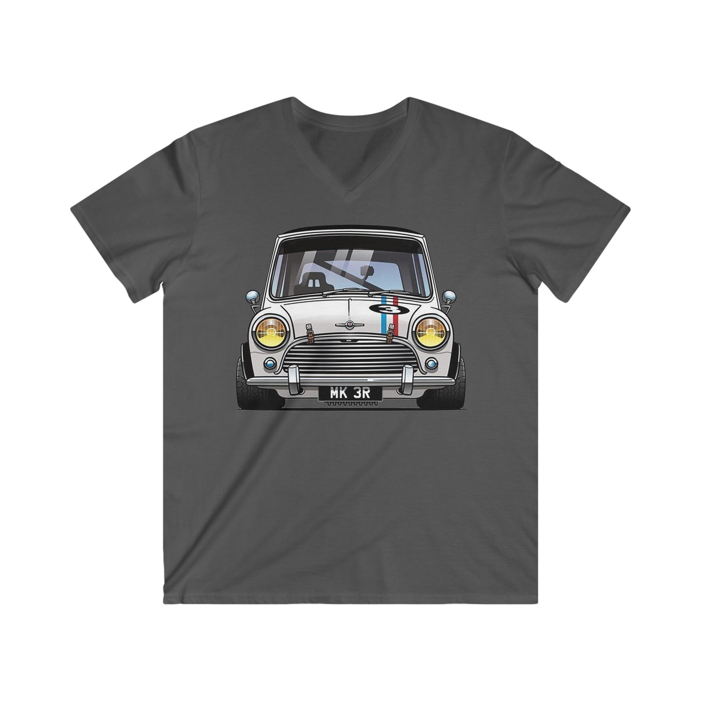 Mini Fitted V-Neck Short Sleeve Tee