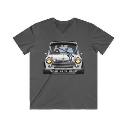 Mini Fitted V-Neck Short Sleeve Tee