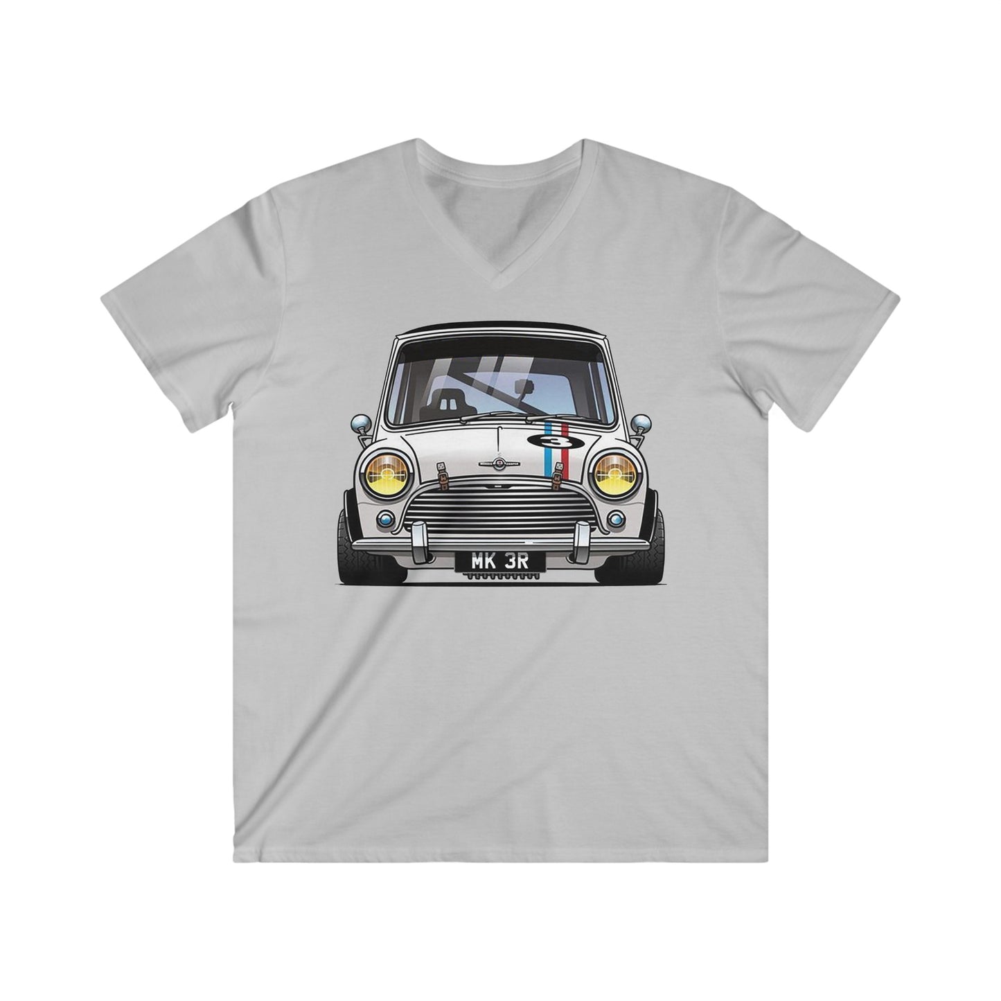 Mini Fitted V-Neck Short Sleeve Tee