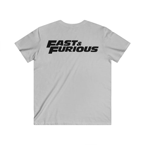 Custom Fitted V-Neck Short Sleeve Tee
