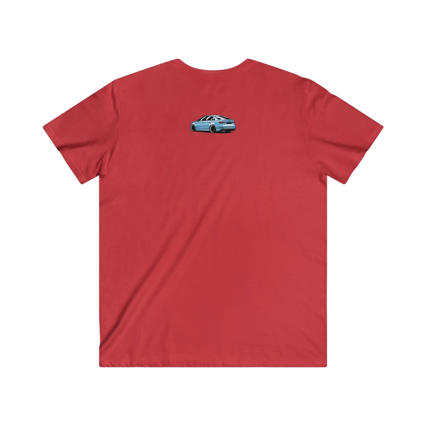 Audi Fitted V-Neck Short Sleeve Tee