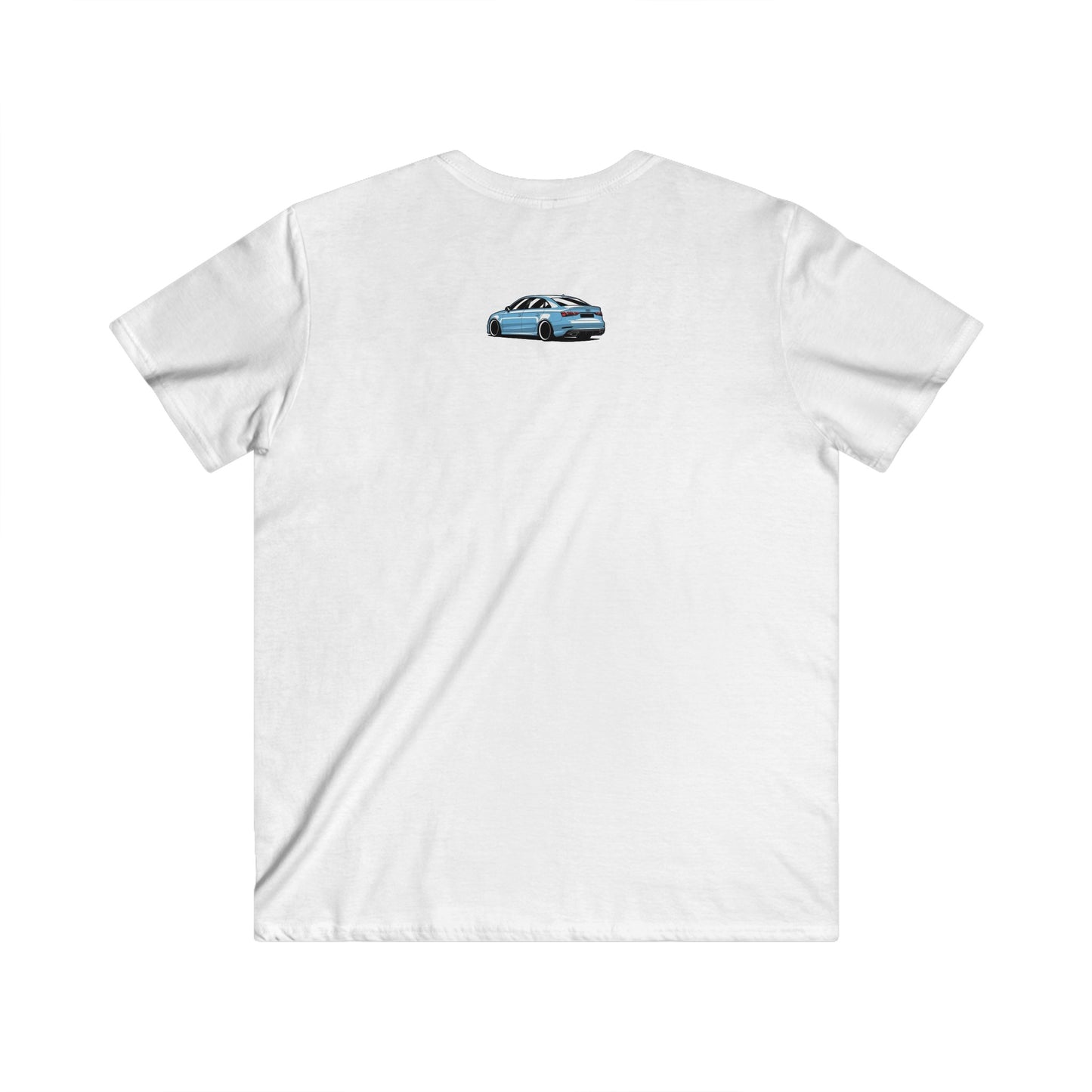Audi Fitted V-Neck Short Sleeve Tee