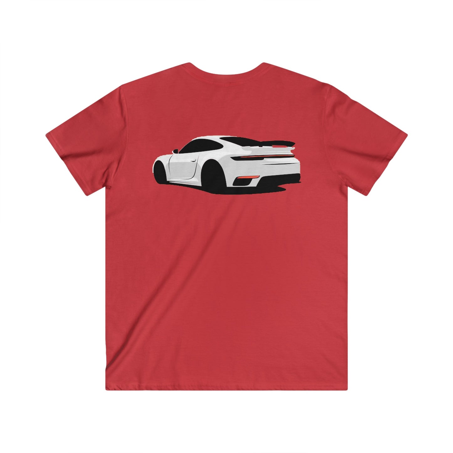 Porsche Fitted V-Neck Short Sleeve Tee