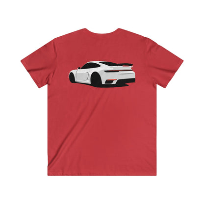 Porsche Fitted V-Neck Short Sleeve Tee