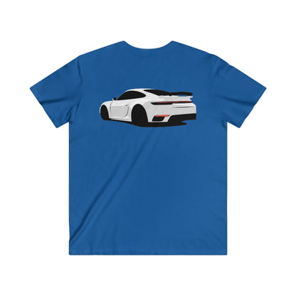 Porsche Fitted V-Neck Short Sleeve Tee