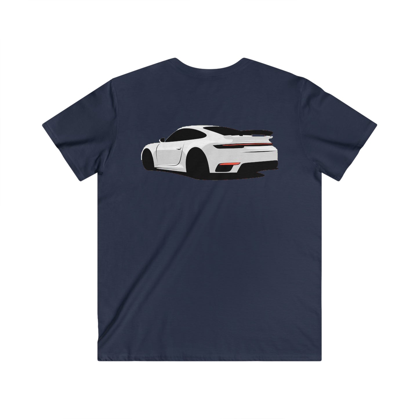 Porsche Fitted V-Neck Short Sleeve Tee