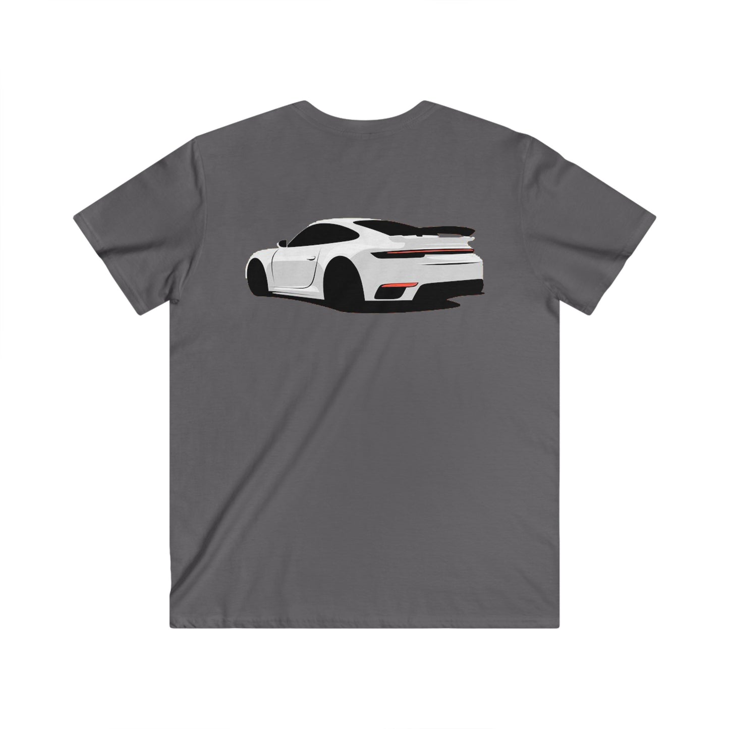Porsche Fitted V-Neck Short Sleeve Tee