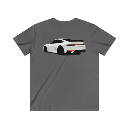 Porsche Fitted V-Neck Short Sleeve Tee