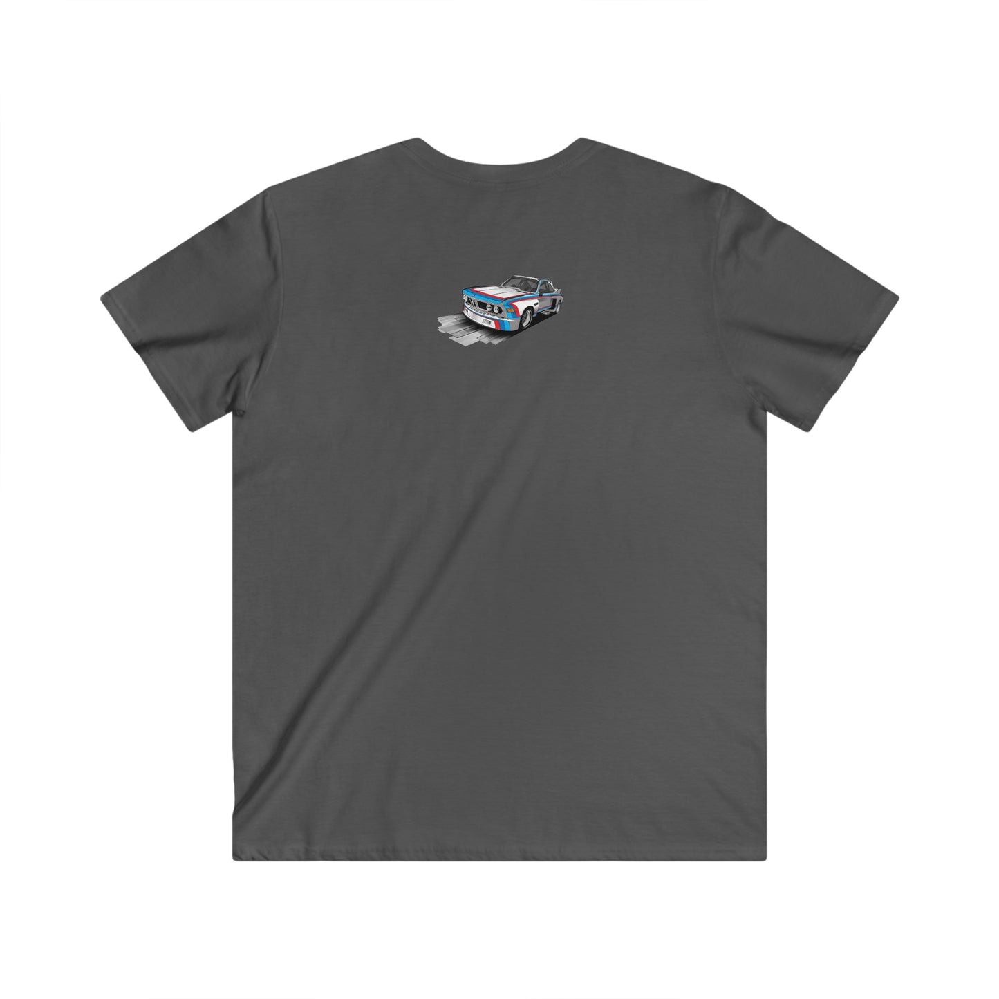 BMW Men's Fitted V-Neck Short Sleeve Tee