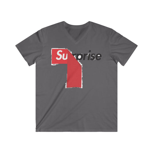 Custom Fitted V-Neck Short Sleeve Tee