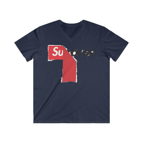 Custom Fitted V-Neck Short Sleeve Tee